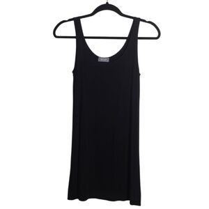 FIGWOOD Black Crew Neck Tank Top Mini Dress /Swimsuit Cover Up Size O/S